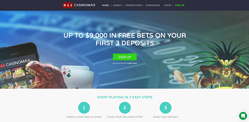 CasinoMax Homepage